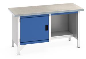 Bott Bench 1500Wx750Dx840mmH - 1 x Cupboard & Lino Top 1500mm Wide Engineers Storage Benches with Cupboards & Drawers 40/41002036.11 Bott Bench 1500Wx750Dx840mmH 1 x Cupboard Lino Top.jpg